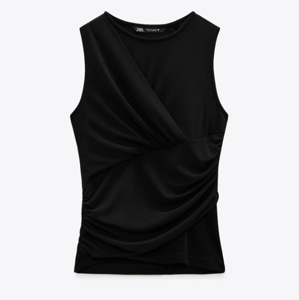 🏵️💚 DRAPED WRAPPED TOP - Picture 5 of 8